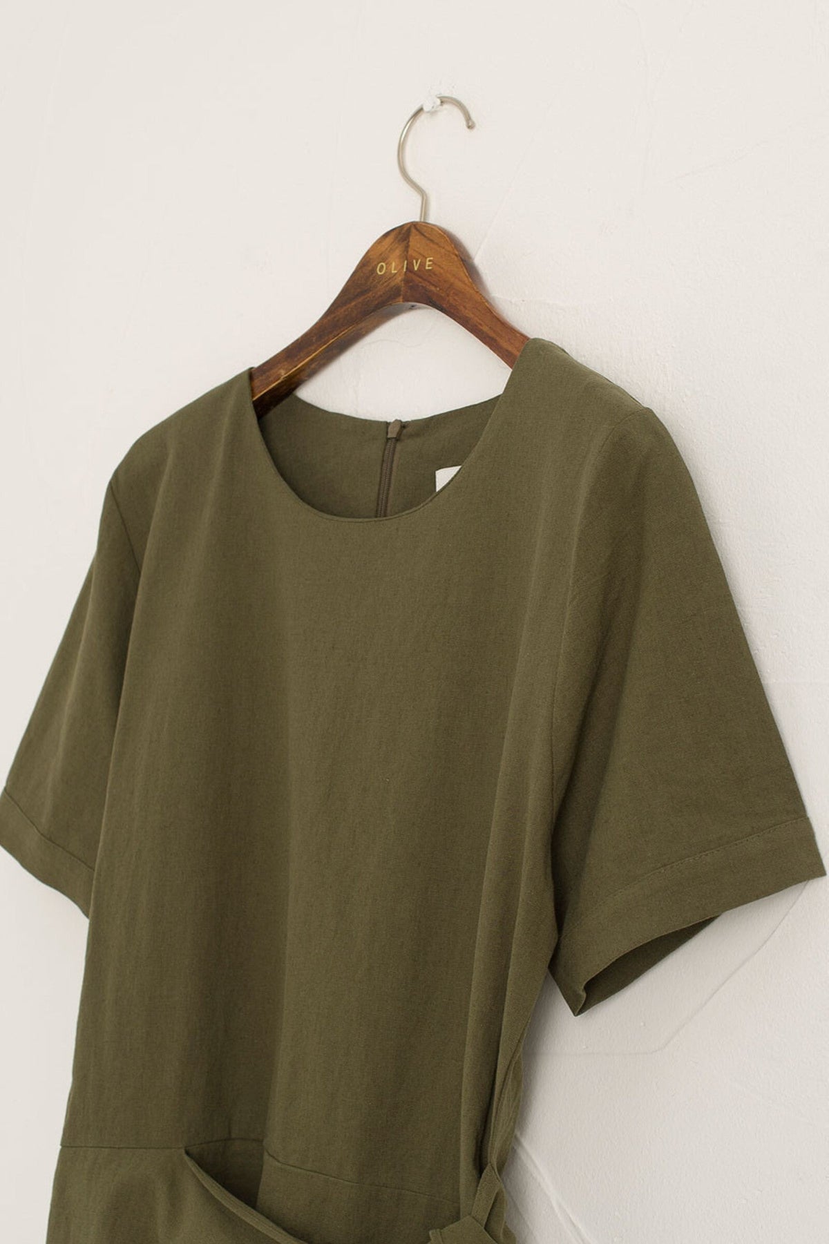 Tulip-Shape Wrap Dress