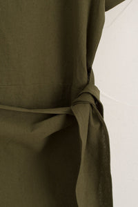 Tulip-Shape Wrap Dress